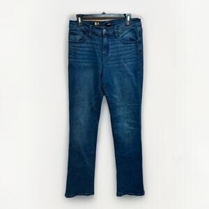 Express Womens Bootcut Jeans Size 12 Dark Wash New Straight Blue Denim